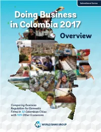Doing Business in Colombia 2017 Overview