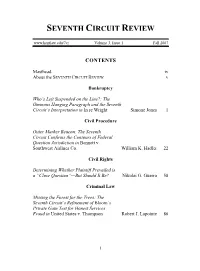 Seventh Circuit Review
