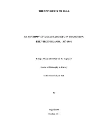 The University of Hull an Anatomy of a Slave Society in Transition