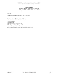 Appendix C Site-Specific Coding Modules C-769 Kidney Equivalent Terms, Definitions, Tables and Illustrations C649