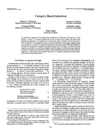 Category-Based Induction