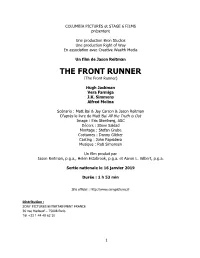 THE FRONT RUNNER (The Front Runner)
