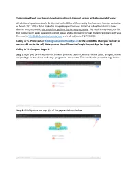 This Guide Will Walk You Through How to Join a Google Hangout Session with Shenandoah County