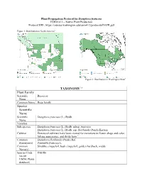 Draft Plant Propagation Protocol