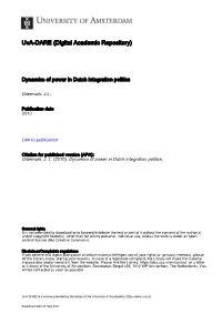 Dynamics of Power in Dutch Integration Politics, 1980-2005