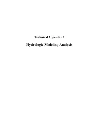 Hydrologic Modeling Analysis TABLE of CONTENTS
