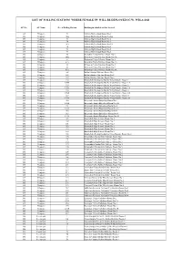 List of Polling Stations Where Female Pp Will Be Deployed I.C.W
