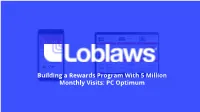 PC Optimum Part 1 PC Optimum Rewards Program
