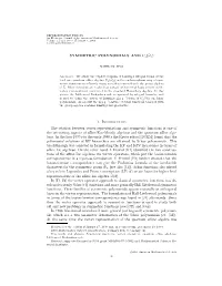 SYMMETRIC POLYNOMIALS and Uq(̂Sl2)