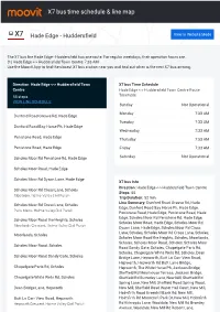 X7 Bus Time Schedule & Line Route