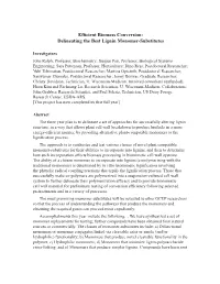 2.3.4 Efficient Biomass Conversion: Delineating the Best Lignin