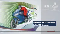 ANSA and META in the CFD Literature