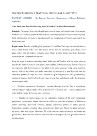 M.Sc Sem Ii :Mbotcc 9, Practical( Virtual Lab E –Content )