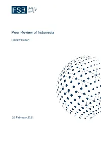Peer Review of Indonesia: Review Report