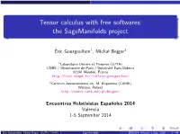 The Sagemanifolds Project