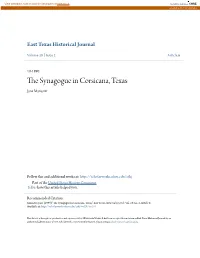 The Synagogue in Corsicana, Texas
