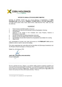 Cebu Property Ventures and Development
