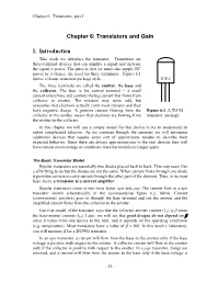 Chapter 6: Transistors and Gain
