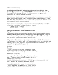 Ddlm Comments (Summary) This Document Contains an Edited