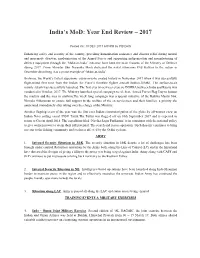 India's Mod: Year End Review – 2017