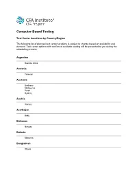 Computer-Based Testing