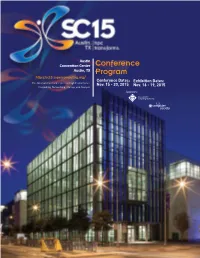 The Conference Program Booklet