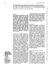 Automated Microparticle Enzyme Immunoassays