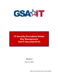 Key Management Guide CIO IT Security