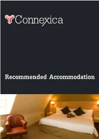 Recommended Accommodation Radisson Blu Hotel