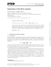 Eigenvalues of the Breit Equation
