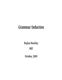 Grammar Induction
