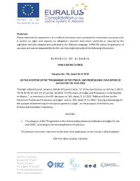 HJC Programme of Evaluations 2020 EN