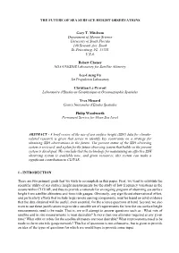 The Future of Sea Surface Height Observations