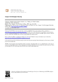 Frederick, P. C. 1987. Chronic Tidally-Induced Nest Failure in A
