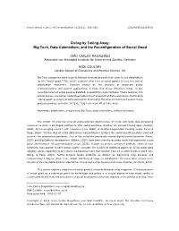 Giving by Taking Away: Big Tech, Data Colonialism, and the Reconfiguration of Social Good