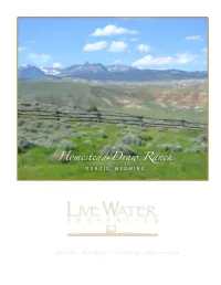 Homestead Draw Ranch