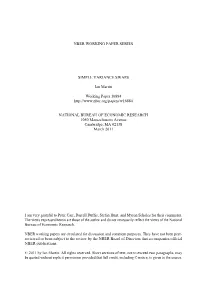 NBER WORKING PAPER SERIES SIMPLE VARIANCE SWAPS Ian Martin Working Paper