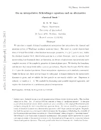 On an Interpolative Schr\"{O} Dinger Equation and an Alternative