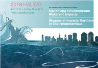 Program of 2018 CMOS Congress / Programme Du Congrès De La