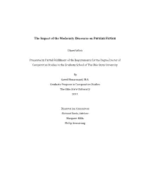 The Impact of the Modernity Discourse on Persian Fiction