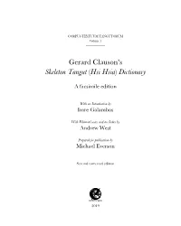 Editorial Notes and an Index by Andrew West