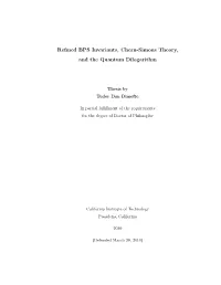 Refined BPS Invariants, Chern-Simons Theory, And