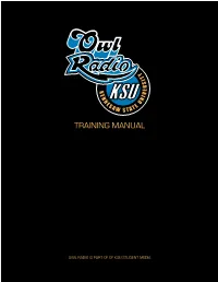 Training Manual