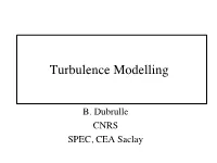 Turbulence Modelling