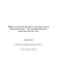C. the Chemtimes Package for Supporting Times-Like Fonts