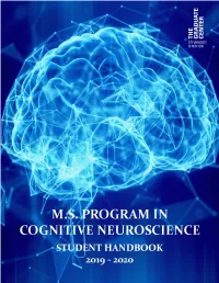 Cognitive Neuroscience Student Handbook 2019-2020