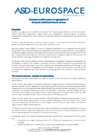 Eurospace Position Paper on Aggregation of European Institutional Launch Services