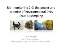 The Power and Promise of Environmental DNA (Edna) Sampling
