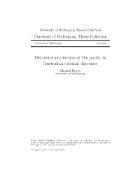 Discursive Production of the Pacific in Australian Colonial Discourse