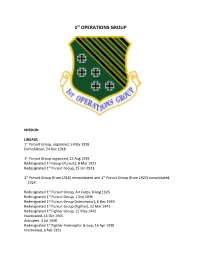 1St OPERATIONS GROUP